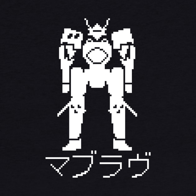 MUV LUV MECHA PIXEL ART by Deluxion